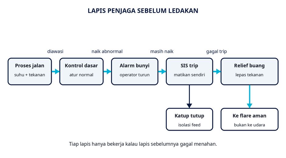 Empat lapis penjaga sebelum ledakan